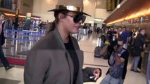 Khloe Kardashian Displays Questionable Fashion Sense At LAX [2014]