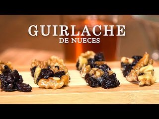 Turrón de GUIRLACHE con nueces y pasas | Receta fácil