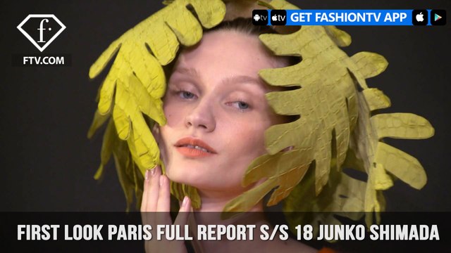 Junko Shimada Daydreams S/S 18 Collection Paris Fashion Week First Look | FashionTV | FTV