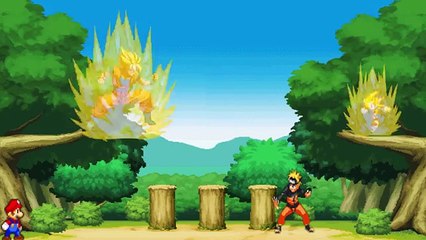 Goku & Naruto vs Sonic & Mario [Anime VS Video Games]
