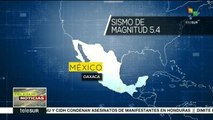 México: se registra un sismo de 5,4 grados en Oaxaca