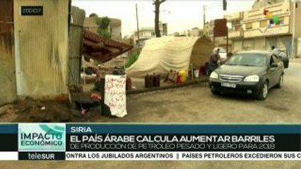 Siria estima aumentar su producción de hidrocarburos para 2018