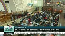 ANC de Venezuela aprueba Ley de Unidad Tributaria Sancionatoria