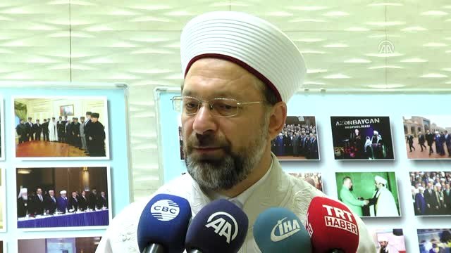 Diyanet İşleri Başkanı Erbaş: İslam Dünyasını Birlik ve Beraberliğe Çağırıyoruz - Bakü