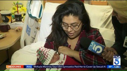 Newborns Go Home from California Hospital in Christmas Stockings