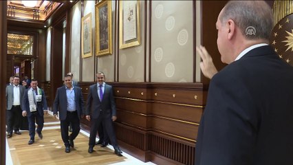 Cumhurbaşkanı Erdoğan, down sendromlu Muhammed et-Tavil'i kabul etti - ANKARA