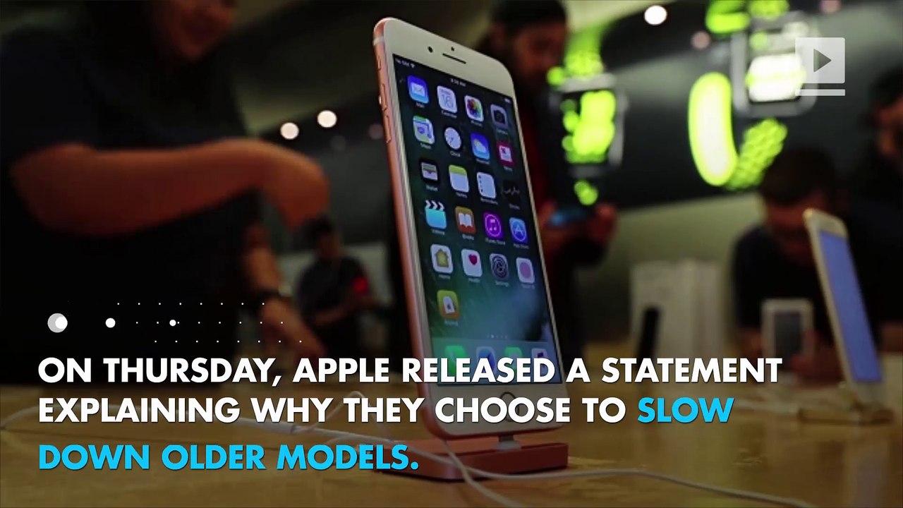 Apple Admits it Slows Down Older iPhone Models video Dailymotion