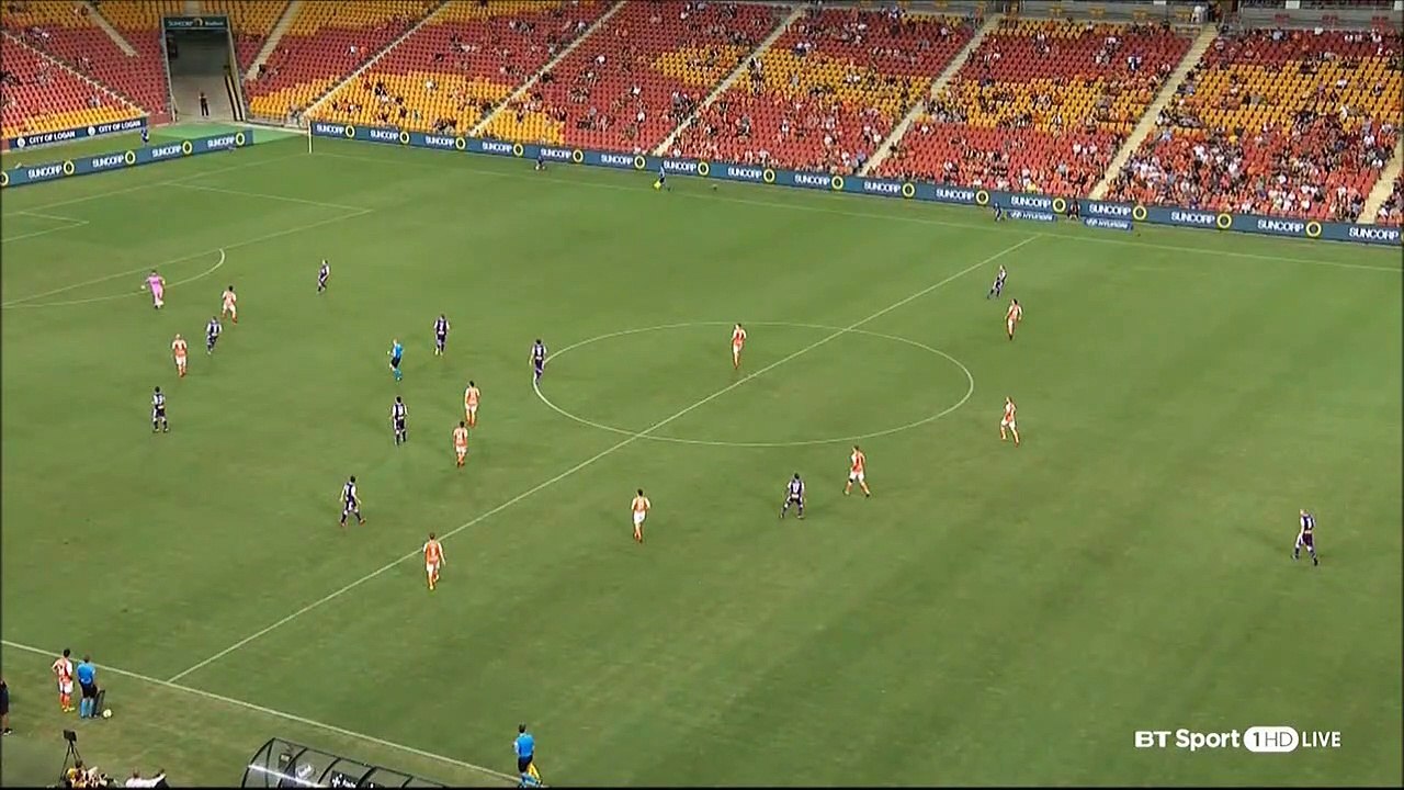 1-1 Andy Keogh Goal Australia  A-League  Regular Season - 21.12.2017 Brisbane Roar 1-1 Perth Glory