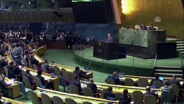 BMGK Kudüs özel oturumu - Yemen'in BM Daimi Temsilcisi El-Yemani - NEW YORK