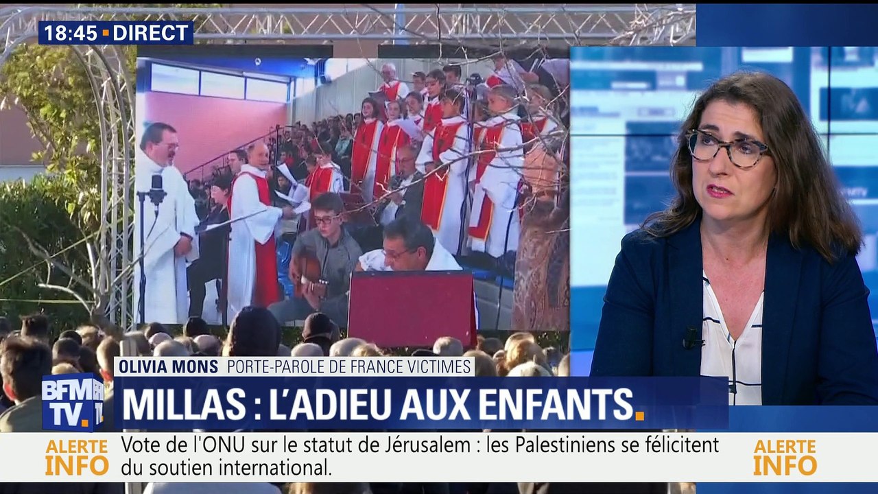 Millas: les obsèques de quatre jeunes victimes...