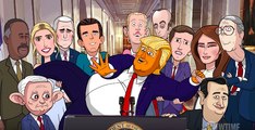 Our Cartoon President - Teaser tráiler de la parodia animada de Trump de Stephen Colbert para Showtime