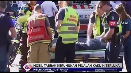 Mobil Tabrak Pejalan Kaki, 14 Orang Terluka