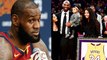LeBron James RESPONDS to Kobe Bryant's Double Jersey Retirement