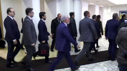 Başbakan Yardımcısı Çavuşoğlu, Makedonya Cumhurbaşkanı İvanov tarafından kabul edildi - ÜSKÜP