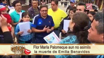Flor María Palomeque lamente lo ocurrido con niña Emilia Benavides