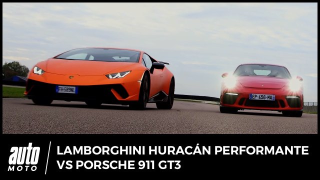 Lamborghini Huracán Performante vs Porsche 911 GT3 : The Voice Cars