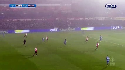 Steven Berghuis  Goal HD - Feyenoord	1-0	Heracles 21.12.2017