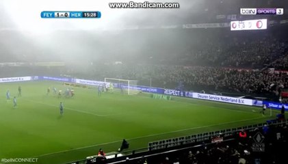 Goal S.van Beek  Feyenoord 2 - 0 Heracles 21.12.2017 HD