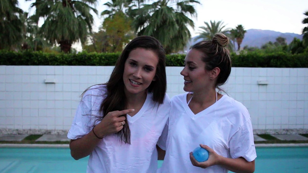 WHITE TEE SHIRT CHALLENGE | feat. Stevie, Ally, Bria, Chrissy, Amber & Arielle