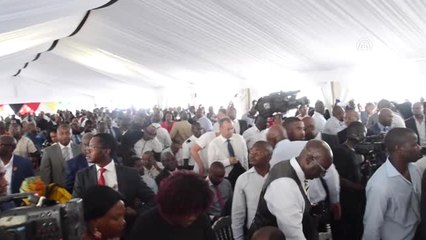 Zimbabve Devlet Başkanı Mnangagwa Güney Afrika'da