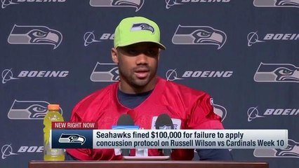 Russell Wilson reacts to Seahawks' fining: 'I thought everything was done in the right way'