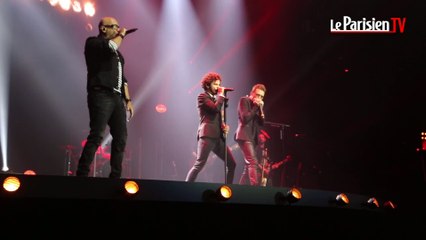 Obispo et Gregorio rendent hommage à Johnny sur scène