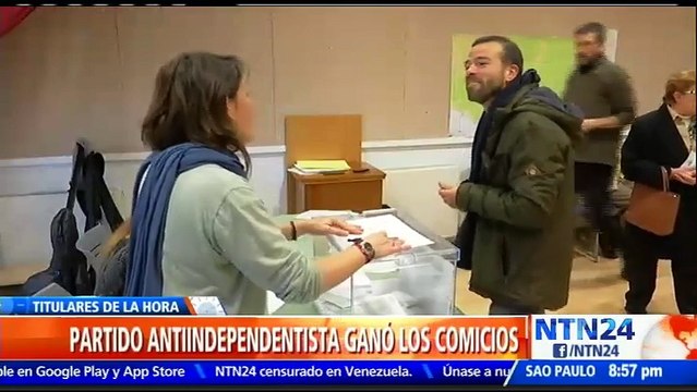 Disputada victoria en Cataluña: Partido ciudadanos habría ganado las elecciones al Parlamento Regional