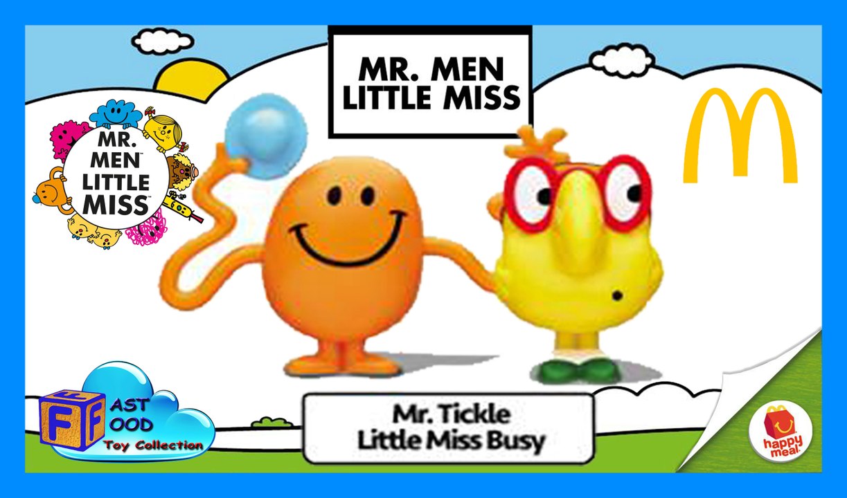 2017 Mr. Tickle & Little Miss Busy McDonald's Happy Meal Toys | fastfoodTOYcollection