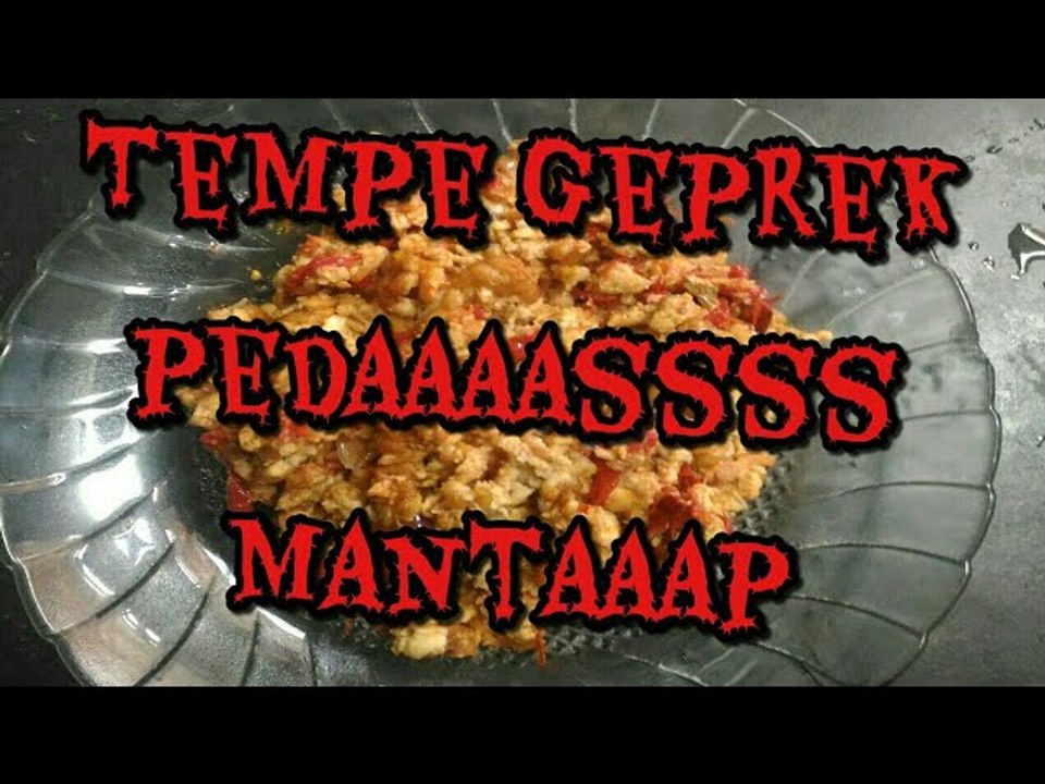 Cara membuat tempe geprek