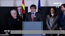 Puigdemont celebra victoria electoral que 