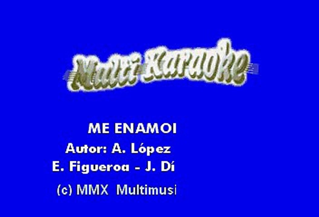 Chayanne - Me Enamore De Ti (Karaoke)
