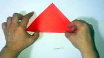折り紙 椿     Origami camellia-0R7T_3puweg