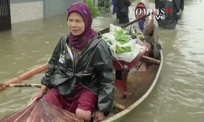 Banjir di Makassar Diperparah Pasang Air Laut