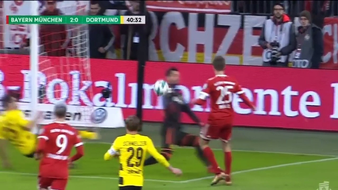 Bayern Munchen 2 vs 1 Borussia Dortmund Highlights and Goals 20 December 2017