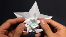 Only one origami rose 40 達人折りのバラの折り紙 40-LNWw7nwZpEU