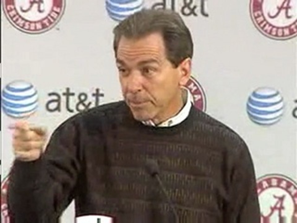 9-1-1 Alabama Football Saban Press Conference