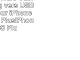 Tribe Star Wars Câble Lightning vers USB 120 cm pour iPhone 77 Plus 66 PlusiPhone 6S6S