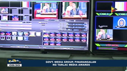 Gov't media group, pinarangalan ng Tarlac Media Awards