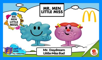2017 Mr. Daydream and Little Miss Bad McDonald's Happy Meal Toys | fastfoodTOYcollection