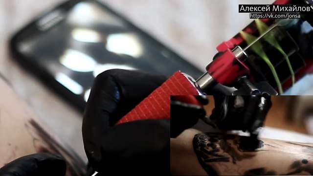 Tattoo Techniques - Shading for The Color fill in Realistic Skull (Real time) - For Beginers-bNkW-xEmZVM