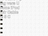 StarTechcom Câble Apple Lightning vers USB pour iPhone iPod iPad 2 m Noir  Câble iPhone