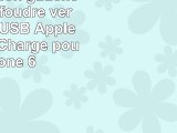 CableCreation gauche Angle de foudre vers USB 4FT USB Apple Data Sync Charge pour iPhone