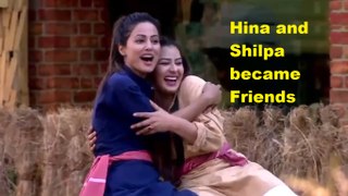 Big Boss 11 - Hina and Shilpa Become Friends