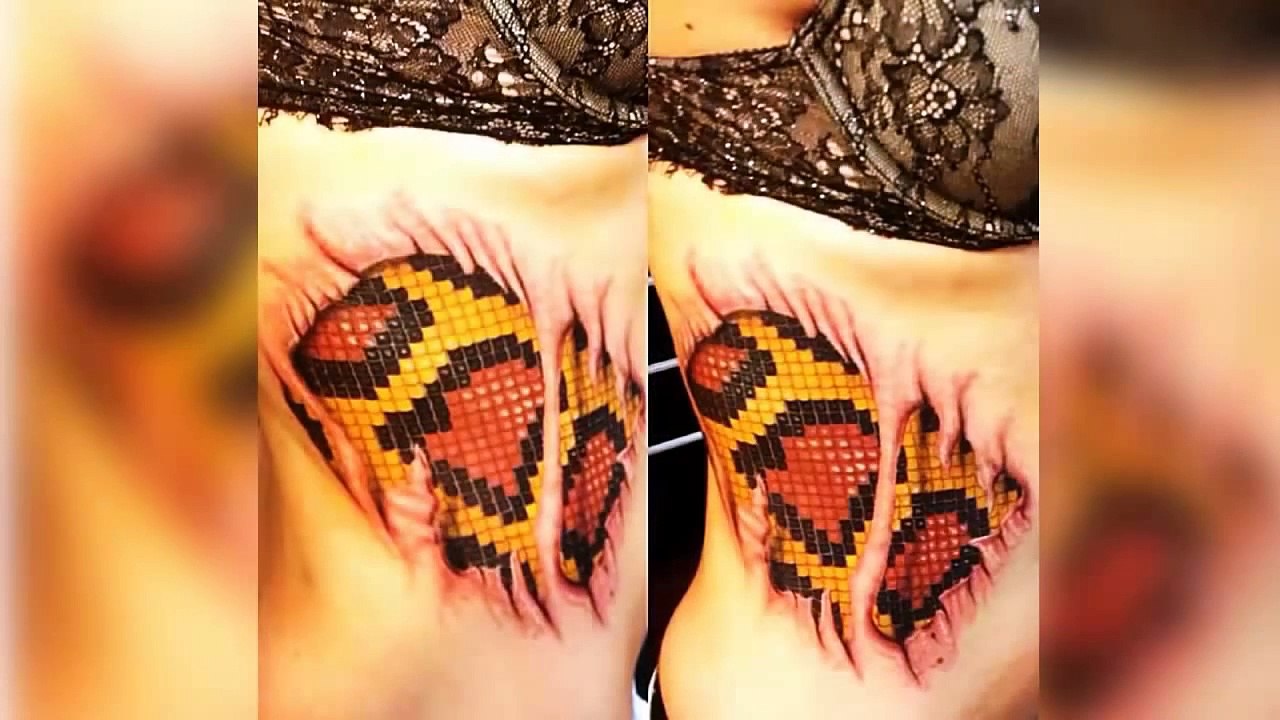 Best 3D Tattoos for Girls - Amazing 3D Tattoo Design Ideas-Ql19G8A7q_s