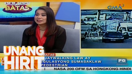Unang Hirit: Kapuso sa Batas: Mga Batas-Trapiko na Sumasaklaw sa mga Commuter at Pedestrian
