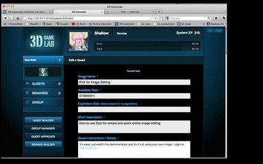 3D GameLab - Embedding Video