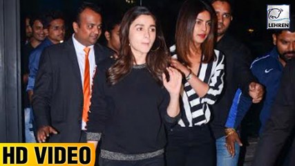 Priyanka Chopra & Alia Bhatt Go For A Dinner Date