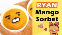 Ryan Mango Sorbet Ryan 芒果雪葩 라이언 망고 샤베트 아이스크림 만들기  _ Two Bites Kitchen-1mLbr-QI_5w