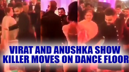 Virat and Anushka shake a leg on Bollywood numbers, Watch Video | Oneindia News