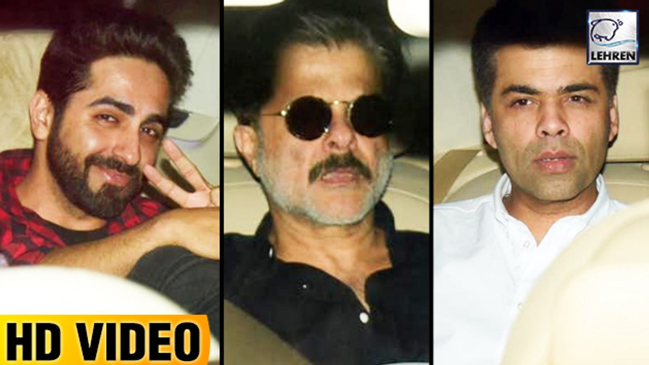Celebs At Tiger Zinda Hai Screening | Karan Johar | Anil Kapoor